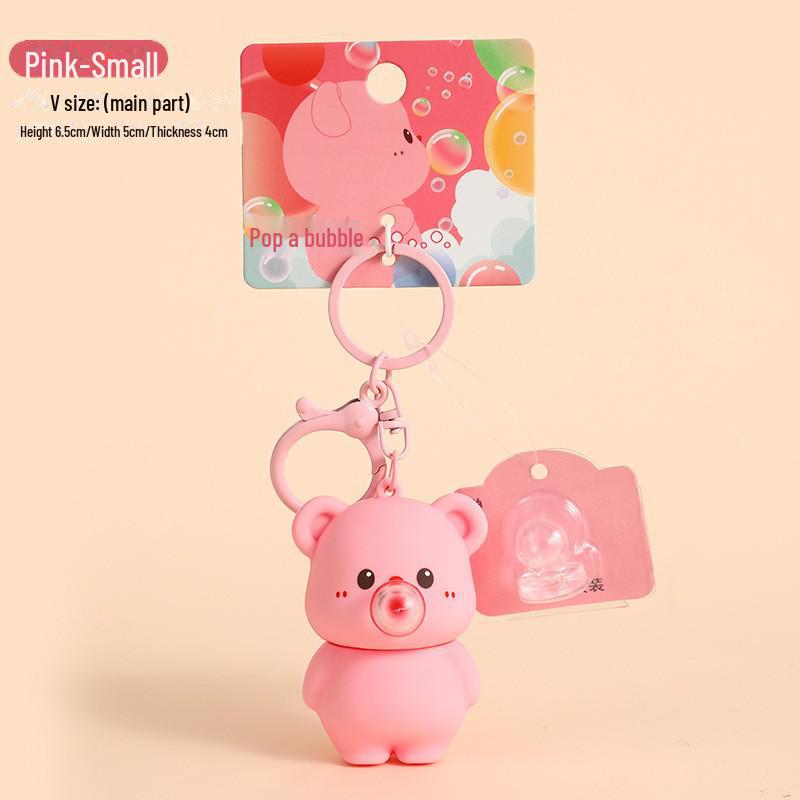 Genuine Cartoon Bear Keychain: Cute Bag Pendant and Small Gift