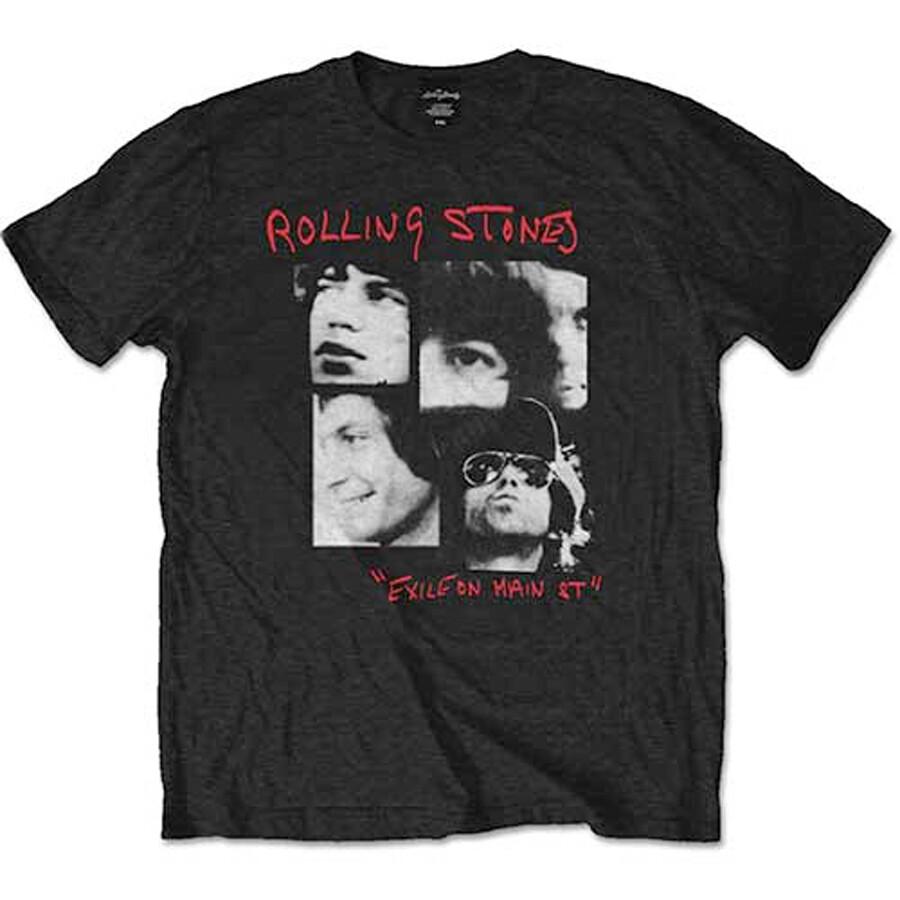 The Rolling Stones - Фото Exile - Черная футболка Унисекс футболка XXXL