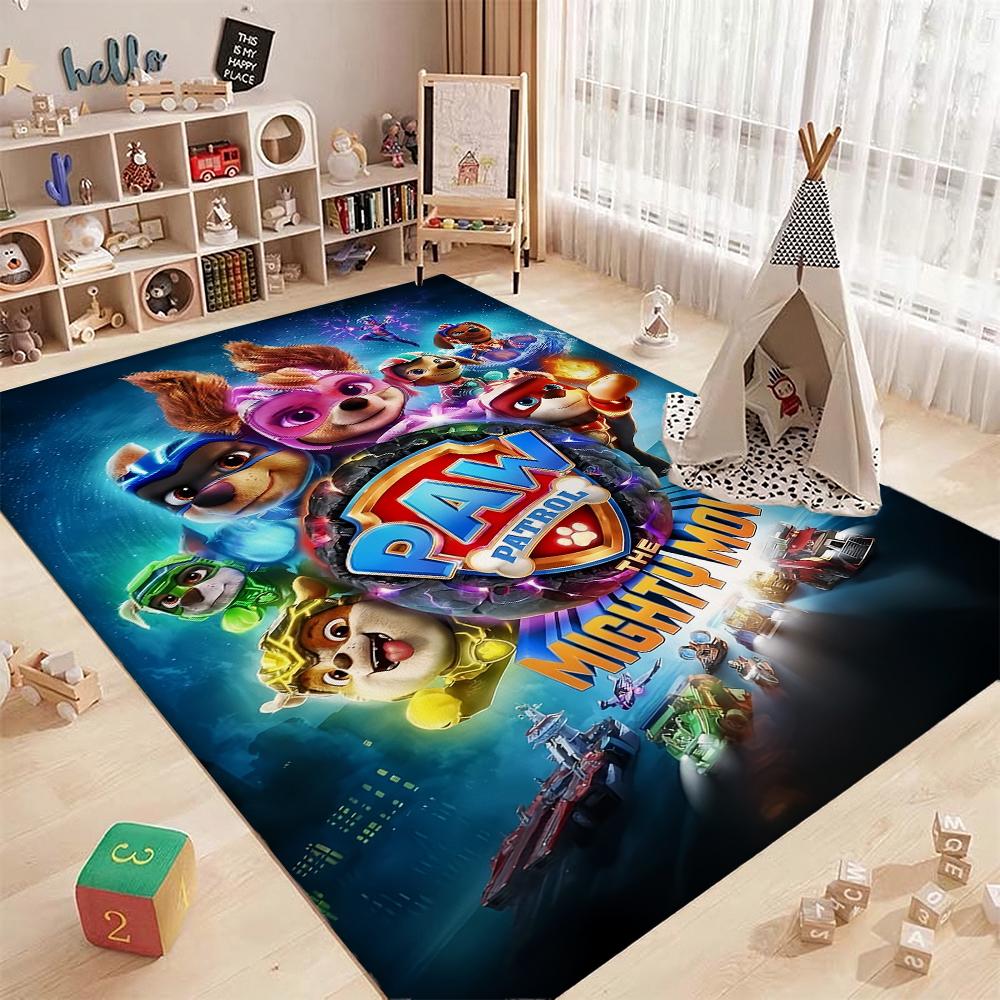 Paw Patrol Pups' Happy Time Patterned Rug Durable Stainresistant Carpet For Hallway Balcony Study Home Party Decor Birthday Gift
