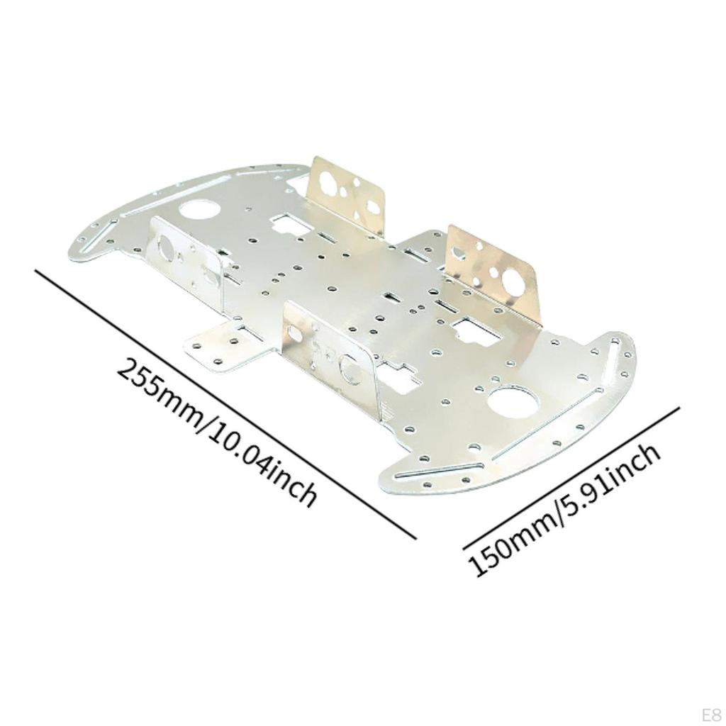 Smart Robot Car Base, Aluminum Alloy Construction for Accessories