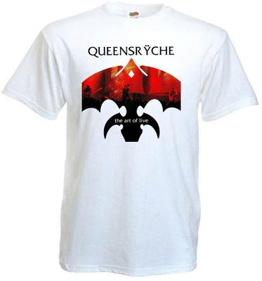 26 Queensrÿche The Art Of Live T Shirt White Heavy Metal All Sizes S-5XL Unisex T-Shirt