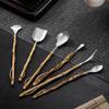 New Chinese Style Bamboo & Tin Tea Scoop