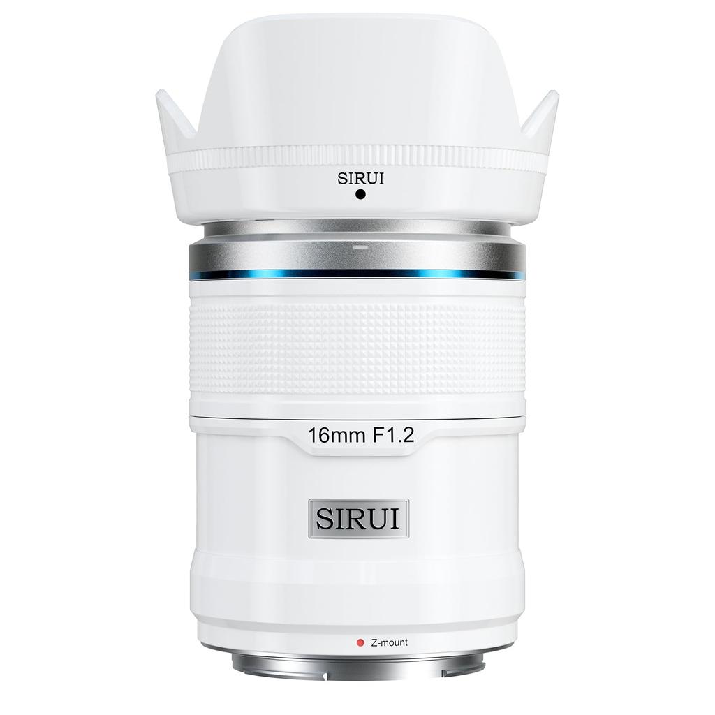 SIRUI Sniper 16mm Autofocus Wide Angle Camera Lens for Zfc Lens, F1.2 APS-C Z8, Z9, Z5, Z6, Z7, (Z Mount, White)