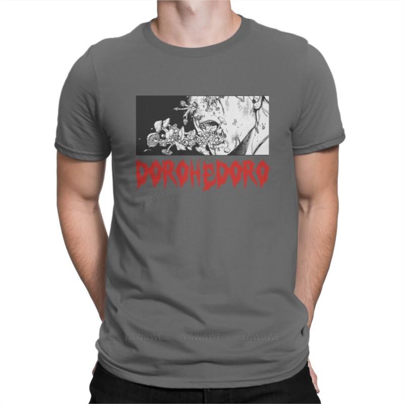 Dorohedoro Mushroom Magix TShirts Unisex Anime Unisexga Casual Cotton Tee Shirt Crew Neck Short Sleeve T Shirts Gift Idea