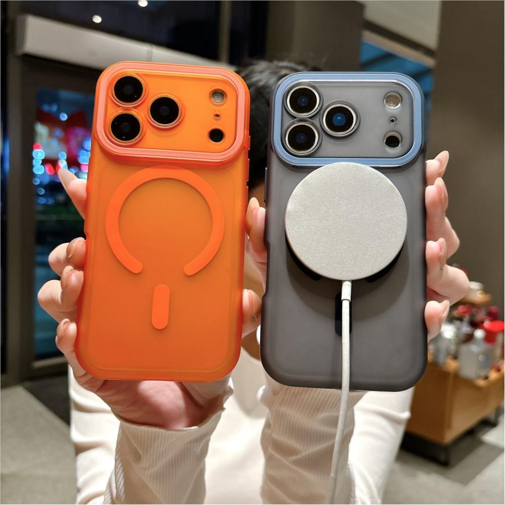 Matte Translucent Magnetic For Case for iFor Iphone 17 16 1 Pro Max Wireless Charge Camera Protection Shockproof Hard Cover