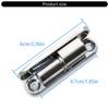 2Pcs Detachable Cabinet Door Hinge Zinc Alloy Industrial Electrical Box Hinge Cupboard 180 Degrees Hinge Easy Install
