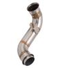 Motorcycle Middle Exhaust Pipe Stainless Steel Silver Rustproof Heat Resistant Replacement For Adventure 790 2019‑2022