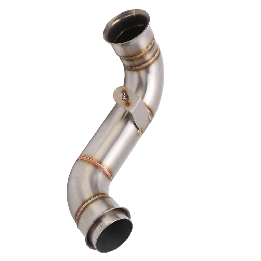 Motorcycle Middle Exhaust Pipe Stainless Steel Silver Rustproof Heat Resistant Replacement For Adventure 790 2019‑2022
