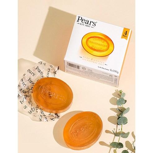 Pears Pure & Gentle Soap Bar with Natural Oil Soap, 100g X 8 Pcs