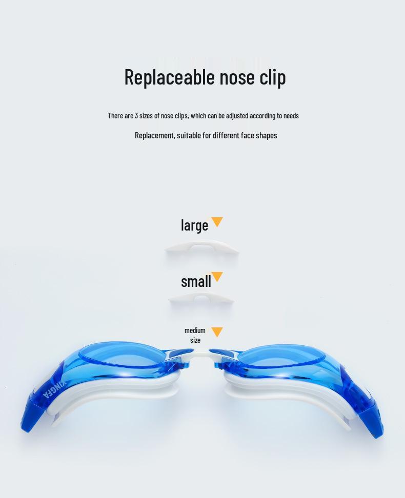 Yingfa Y2800AF Anti-Fog Waterproof Swimming Goggles for Men & Women - Large Frame & Comfortable Fit