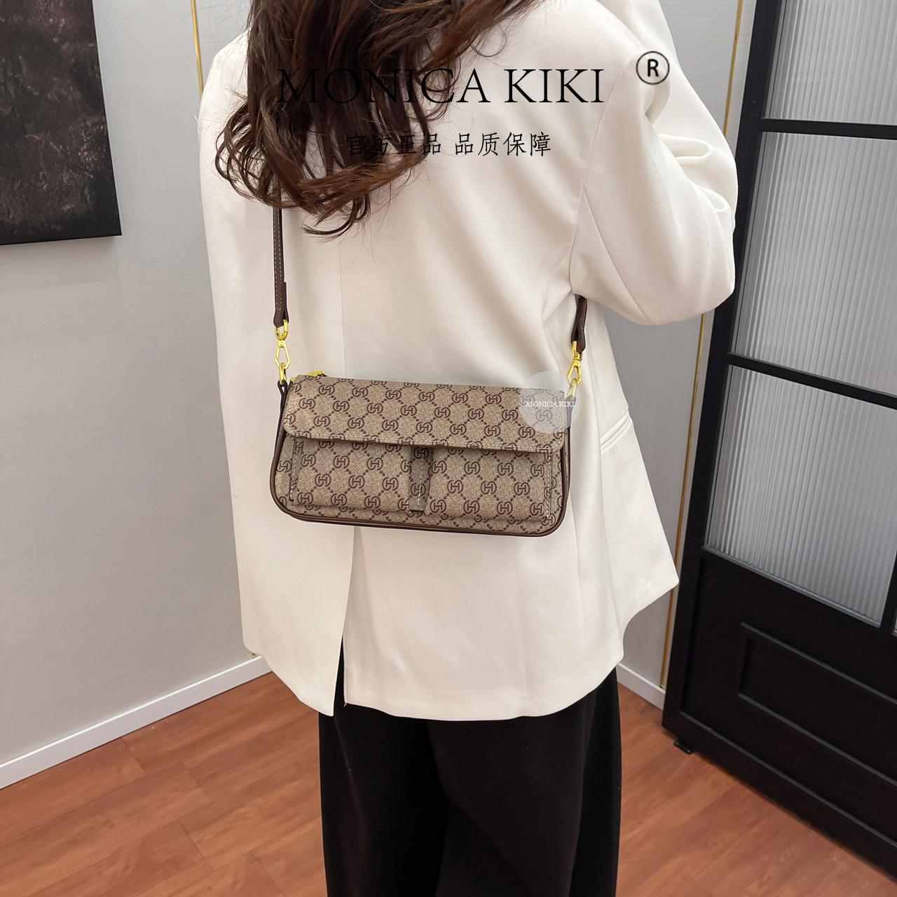 

Hong Kong style retro texture fashionable small bag women s 2025 new women s shoulder bag simple trend premium messenger bag серый