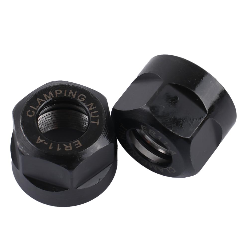 Collet ER11A Clamping Nut 140CR Steel Accessories CNC Chuck*0.75mm ER Collet Milling High Hardness High Strength Lathe