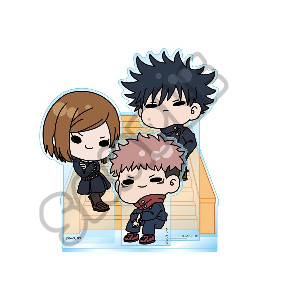 TV-Anime "Jujutsu Kaisen" Staffel 2 [Yuji Itadori, Megumi Fushiguro, Nobara Kugisaki] 6. Ausgabe Großer Acrylaufsteller M TA