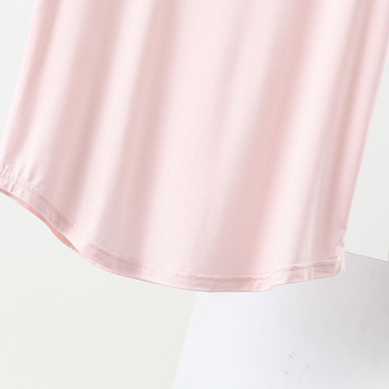 Women's Slimming U-Neck Short Sleeve Solid T-Shirt - Summer Fashion Basic