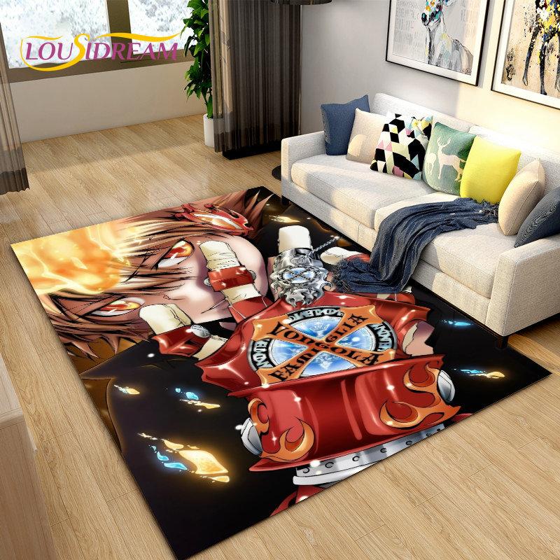 Nauczyciele Hitman Reborn Anime Dywan Obszarowy Duży, Dywan do Salonu Sypialni Sofa Wycieraczka Dekoracja, Dzieci Antypoślizgowa Mata Podłogowa