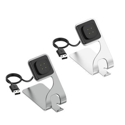 Vertical Charger Power Adapter Compatible for Watch 3 Metal Base Magnetic Fast Charging Dock Bracket Smartwatch Station