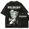 Metal Gear Solid Tričko Grafická Potlač Hra Tričko Unisex Bavlnené Tričká