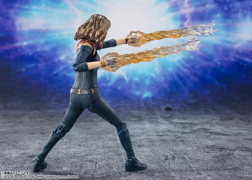 TAMASHII NATIONS Captain Marvel 150mm ABS PVC Painted Movable Figure S.H.Figuarts (Marvels) Approx. &
