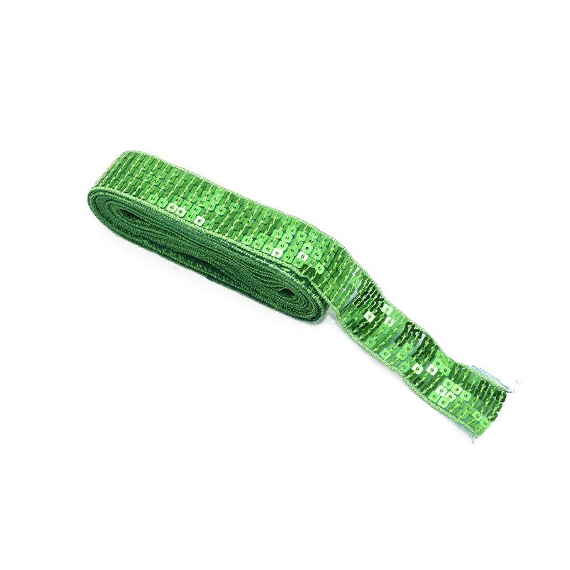 10 Yards/lot 5 Rows Square Sequin Beading Ribbon 25mm Sequin Lace Trims for Sewing Craft Garments Headdress Wedding Decoration