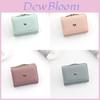 Ladies Wallet Short Card Holder Pu Material With Heart Pattern For Daily Use