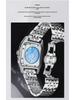 Hollow Stripes Santos Men's Automatic Mechanical Watch - Large Dial, Waterproof