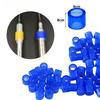 1Box Dental Silicone Identification Rings for Instrument Labeling, Disinfection, Sorting, and Sterilization; Heat-Resistant