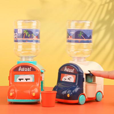 Mini Water Dispenser Baby Toy Drinking Water Cooler Lifelike Cute Small Train Children Cosplsy Props Home Decor Ornament