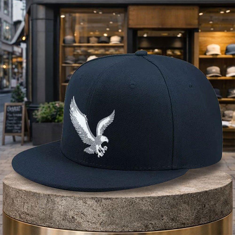 pc Eagle Print Baseball Cap Adjustable Snapback Suitable for Golf  Travel Lightweight Unisex Flat Brim Hat with Eagle in Flig