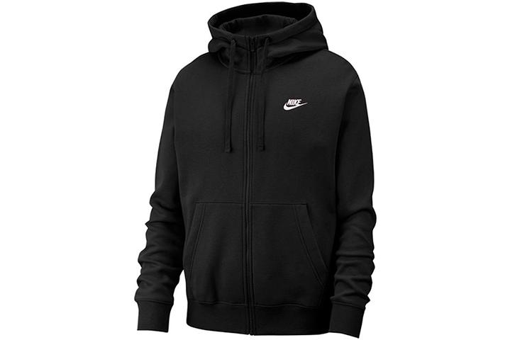 Мужская толстовка с капюшоном на молнии Nike Sportswear Club Fleece BV2645-010 S