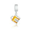 New 925 Silver Charm Fit Bracelet Accessories Women Jewelry Summer Limit Series Ice Cream Beer Red Wine