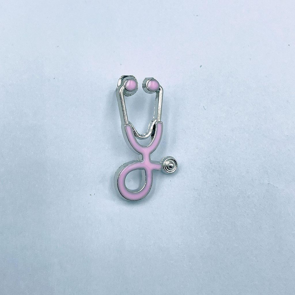 Broche de Estetoscopio de Doctor de Dibujos Animados - Joyería Creativa Europea y Americana