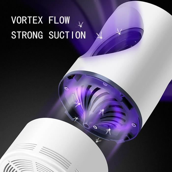 Inhalation Mosquito Killer LED Lampes Fly Mosquito Trap Light Anti-Moustiques Répulsif Insect Tueur Tueur