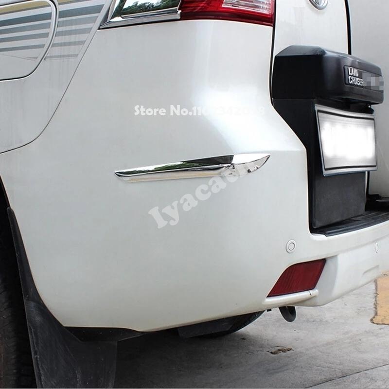 For Toyota Land Cruiser Prado FJ150 FJ 150 2014-2017 Exterior Accessories ABS chrome rearview Front rear corner foglamp cover