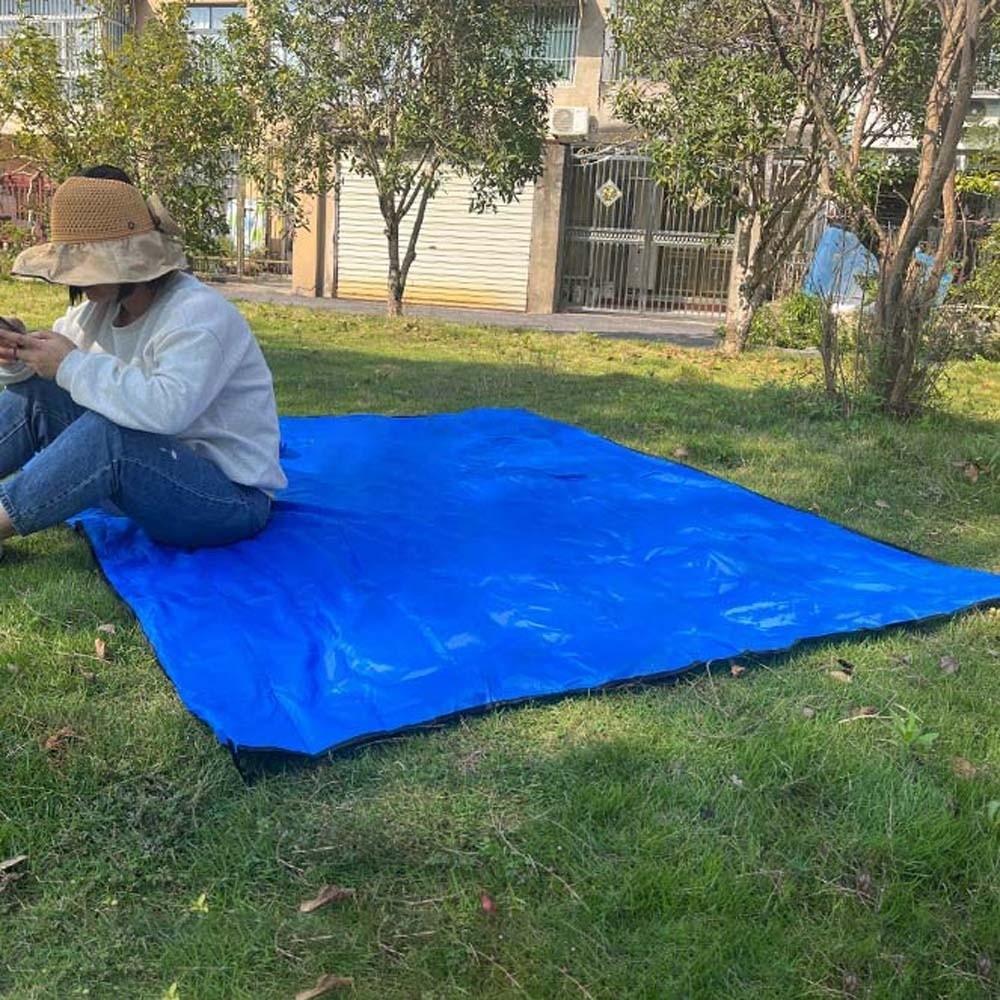 Waterproof Camping Moisture-proof Mat PU Coating Portable Pocket Picnic Mat Beach