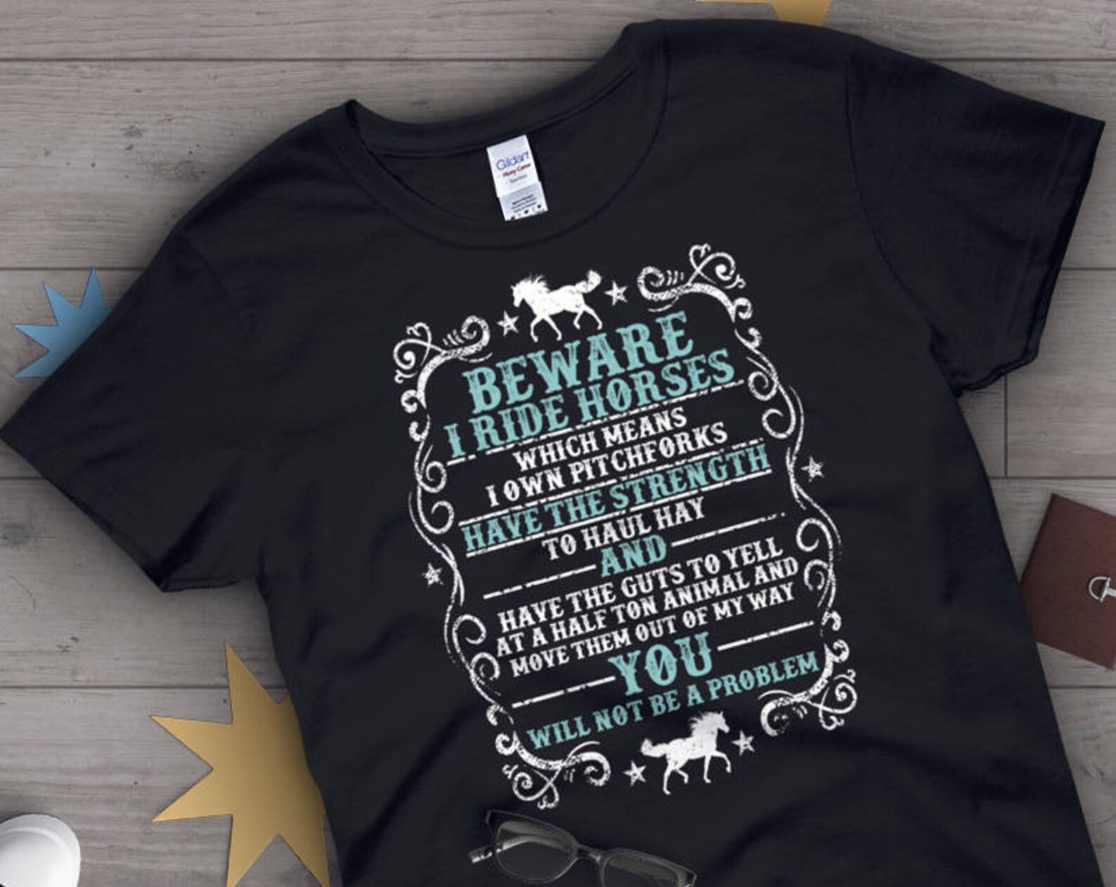 Funny Horse Shirt, , Horse Lover Gift, Cute Horse T-shirt, Pony TShirt, Pet Graphic Tee, Tops, Horseaholic 140