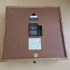 Used CITIZEN quartz wall clock wooden frame