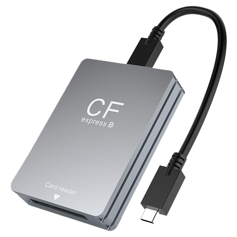 

CFexpress Type B Card Reader with USB C To USB C/A Cable Portable CF Express Reader Support Android/Windows/ OS for SLR