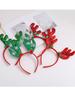 Christmas Cartoon Antler Sequin Headband, Bell Hair Hoop, Sweet Hair Accessory for Party Cosplay Decoration