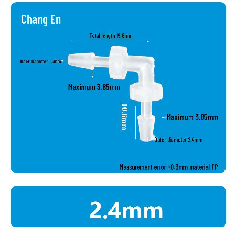 Plastic 90° Hose Connector Elbow Barb