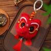 Chinese New Year Spring Festival Festival Lantern LED Light Blessing Luminous Handheld Lamp With Tassel Dancing Lion Pendant
