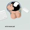 Adorable 3D Cartoon Mouse Pad with Wrist Rest – Soft, Creative Keyboard and Desk Mat