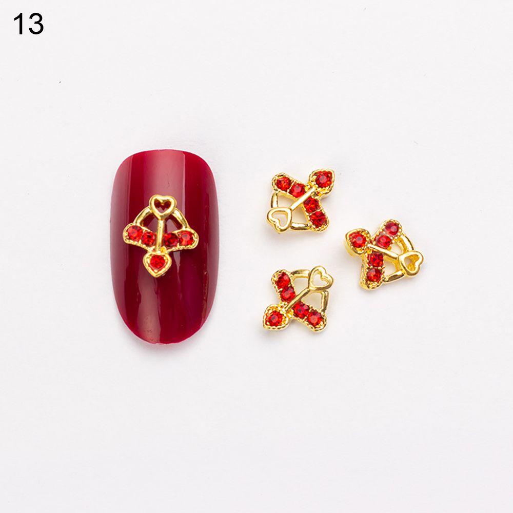Buy Nail Art Charm Glass Pearl Nail Art Decoration Gold Silver Moon