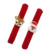 Christmas Character Costume Props Plush Snap On Wristband For Childrens School Event Safe Design