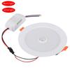 12W AC85-265V LED Ceiling Light Downlight Human Body Sensor Recessed Lamp For Home Indoor (Pure White 6000K)
