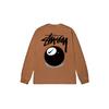 STU SS25 dice printing long-sleeved t-shirt for men and women of the same style, spot classic
