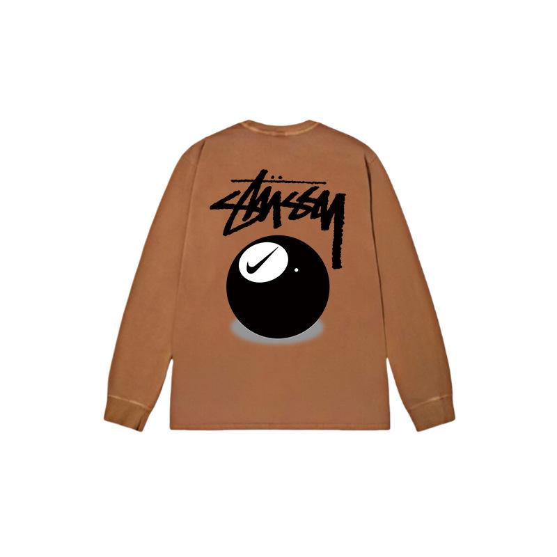 STU SS25 dice printing long-sleeved t-shirt for men and women of the same style, spot classic
