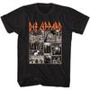 DEF LEPPARD Cd Cvr COLLAGE COVERS Official SHIRT XL New Hysteria Pyromania