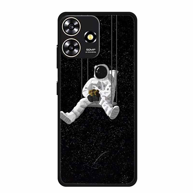 

6.6 For ZTE Axon 50 Lite Case V50Smart Silicone Astronaut Cool Soft TPU Shockproof Phone Cover for ZTE Blade V50 Smart Bumper -ZTE Axon 50 Lite
