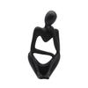 3pcs Abstract Modern Thinker Statue Resin Craft Collectible Figurines Desktop Ornament For Home