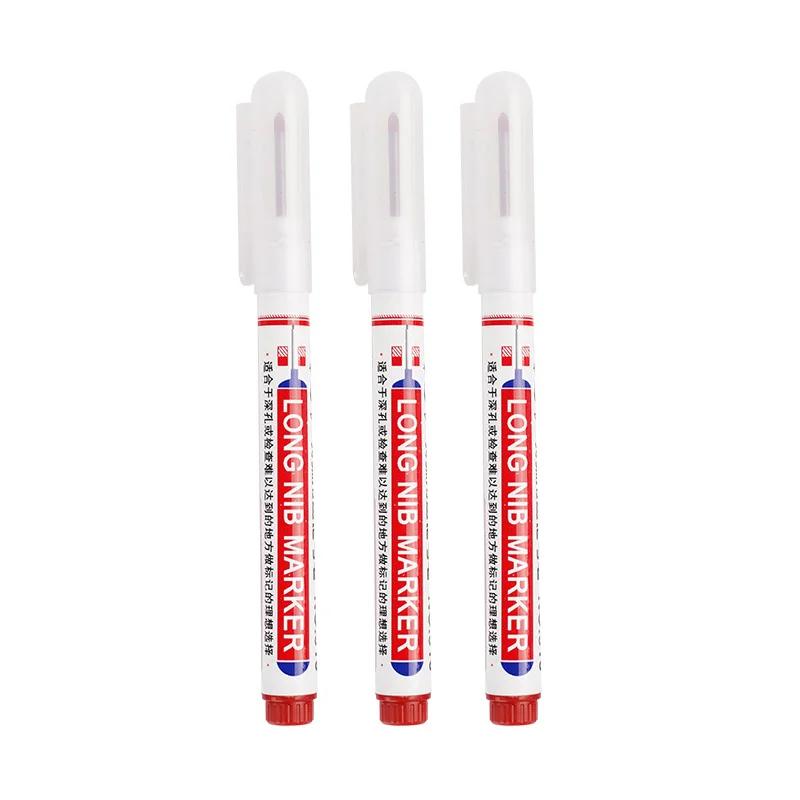 White Marker Pens 0.7/1.0/2.5mm Waterproof Oily Permanent Paint Pen Markers for Wood Rock Plastic Leather Glass Metal Ceramic
